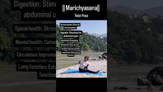 Marichyasana 😨 youtubeshorts shortfeed yoga [upl. by Kosiur629]