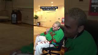 Chris brown calling kai tone deaf kaicenat chrisbrown [upl. by Aterg]