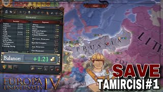 PRUSYA VE 1550 YILINDA 10 GELİR   SAVE TAMİRCİSİ  EU4 133  1  PRUSSIA [upl. by Maurreen]