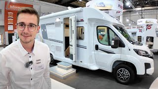 HECKBAD ANKLEIDEZIMMER WOHNMOBIL PREISGEHEIMTIPP NEUHEIT 2025 Pilote P740 FGJ mit GFK SANDWICH [upl. by Townshend2]