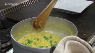 How to cook the perfect Risotto with Northampton College [upl. by Atsuj637]