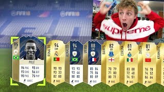 95 PELE amp 94 RONALDO IN THE MOST ICONIC FIFA 18 PACK OPENING [upl. by Nosnarb963]