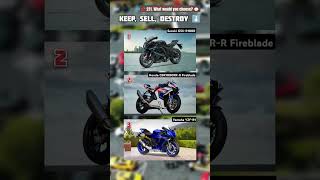 Keep Sell Destroy 🏍️ 💬 suzuki honda yamaha 1000cc bike game shorts [upl. by Xyla44]