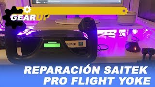 Saitek Pro Flight Yoke  Solución al bloqueo de profundidad  0 stops  FLIGHT SIMULATOR En español [upl. by Musetta264]