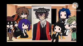 BSD react to Dazai AngstFunny [upl. by Scibert211]