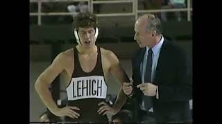 lehigh wrestling 1988 lane pendleton of lehigh vs wes white of oklahoma state [upl. by Koby612]