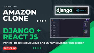 Building Your Amazon Ecommerce Clone Part 10  Integrating Redux in React and Fetching Sidebar Item [upl. by Eitsim192]