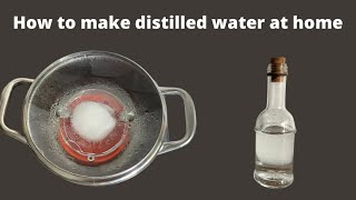 How to make distilled water at home  very simple and easy shorts [upl. by Theis208]