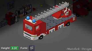 HABBO  Tutoriel  Camion de Pompier By Matshek [upl. by Sverre962]