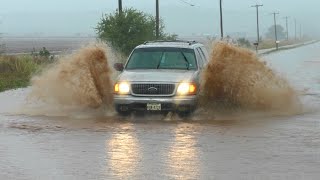 FLASH FLOODS HIT TEXAS  Roads amp Vehicles Underwater [upl. by Anailuj383]