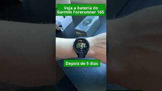 Testei a bateria do Garmin Forerunner 165 por 5 dias e aconteceu isso [upl. by Darrin]