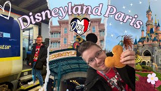 DISNEYLAND PARIS ✨🇫🇷  DAY 1  Travel Day Eurostar Sequoia Lodge Electrical Sky Parade 🎆 [upl. by Vivl]