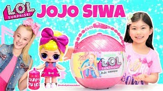 LOL JOJO SIWA BIG SURPRISE Custom LOL Surprise Big Surprise Doll DIY Bows Unicorn Claires Haul [upl. by Nelyahs]