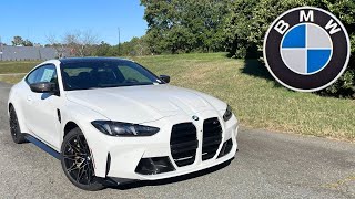 2025 BMW M4 Competition POV Start Up Test Drive Walkaround and Review [upl. by Mikeb791]