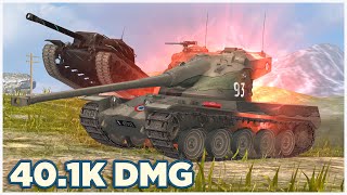 AMX 50 B • 401K DAMAGE • Big Boss WoT Blitz [upl. by Daly]