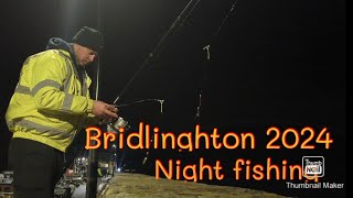 Night fishing 2024 Bridlington harbor wall [upl. by Friedlander335]