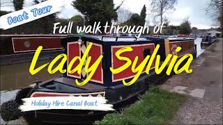 Tour of hire boat Lady Sylvia [upl. by Wallraff]