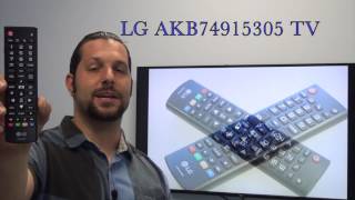 LG AKB74915305 TV Remote Control  wwwReplacementRemotescom [upl. by Rebekah815]