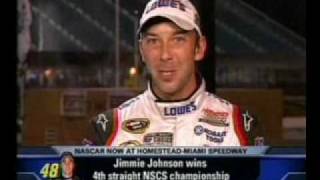 Chad Knaus on Jimmie Johnson winning his 4th Championship 2009 [upl. by Carleton]