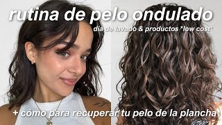 Mi rutina curly pelo ondulado lavado productos amp tips para un pelo sano  Recupera tus rizos 💗✨ [upl. by Longley82]