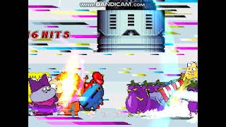 Mugen Battle 123 Team Chowder VS Team Ed [upl. by Arrekahs921]