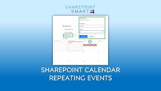 Learn how to set up Repeating Events in a SharePoint Calendar [upl. by Adelbert]