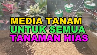 MEMBUAT MEDIA TANAM UNTUK SEMUA TANAMAN HIAS [upl. by Nonek]