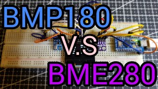 BMP180 and BME280 with Oled Display  Arduino [upl. by Annaeiluj]