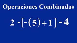 Operaciones combinadas con corchetes y paréntesis [upl. by Cati]