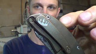 Knifemaking Tuesdays Week 92  King engraving on clip [upl. by Mcclelland]