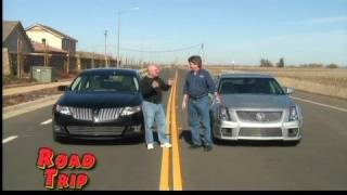 RoadTrip Cadillac CTS VS Lincoln MKS  HeadtoHead [upl. by Camilla817]