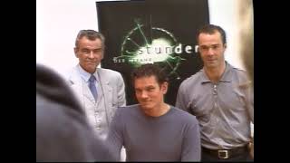 ARD Pressekonferenz mit Götz Otto Hannes Jaenicke Horst Buchholz 1999 [upl. by Adnuahsar389]