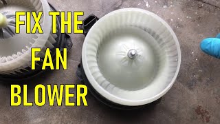 How to replace the blower motor for ACheaterfan on a 20062011 8th gen Civic [upl. by Woolson]