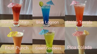 Mocktails quick and easy summer special non alcoholic drinks [upl. by Kavita]