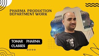 pharma production department work [upl. by Nasaj458]