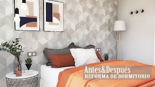 AntesampDespués Reforma de dormitorio 9 m2 [upl. by Alyda]