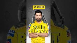 Rohit Sharma joining CSK in IPL 2025 🤯 csk cricket rohitsharma ipl cricketshorts [upl. by Enaerb]