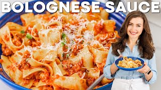 Bolognese Sauce Recipe [upl. by Ahsikcin501]