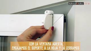 Instalación de un mini estor a puerta o ventana sin necesidad de taladrar [upl. by Serrano]