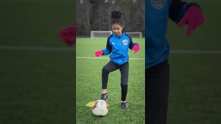 SoccerFutbol dribbling drills 🤩 ⚽️ soccer futbol 6yearsold soccergirl [upl. by Aeslehc]