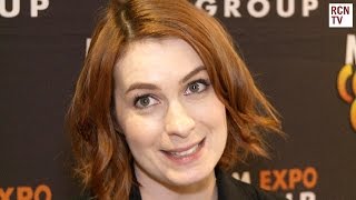 Felicia Day Comic Con Interview [upl. by Kamillah]