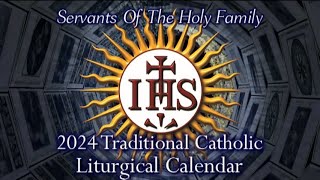 Servants Of The Holy Family 2024 Liturgical Calendar [upl. by Gratianna726]