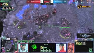 NeoTV nsl2012 s2 团队赛1224 toodming vs spidercomm Part2 [upl. by Robillard]