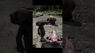 Bear Attacked suddenly  Red Dead Redemption 2 [upl. by Bolt]