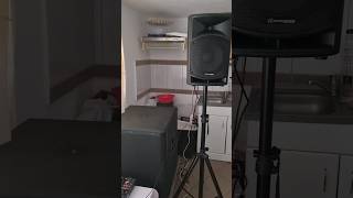 The box Pro dsp 18 and Audiophony Mt10a indoor sound test [upl. by Birkle240]