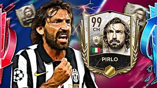 THE ARCHITECT🔫 99 RATED ANDREA PIRLO REVIEW IN FIFA MOBILE 22 [upl. by Ahar]