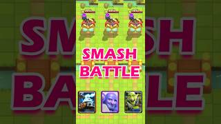 Clash Royale Smash Battle Zappies vs Bowler vs Goblin Gang [upl. by Yeffej]