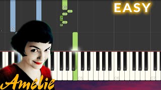 Yann Tiersen  Comptine dun autre été Amelie EASY Piano Tutorial [upl. by Madox907]