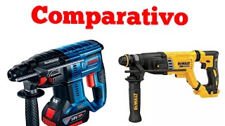 Comparativo martelete Bosch GBH 180LI VS Dewalt DCH263 [upl. by Belldame699]