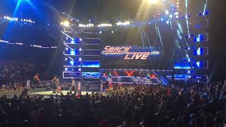 KANE LIVE RETURN AT WWE Smackdown Live 62618 [upl. by Scottie]